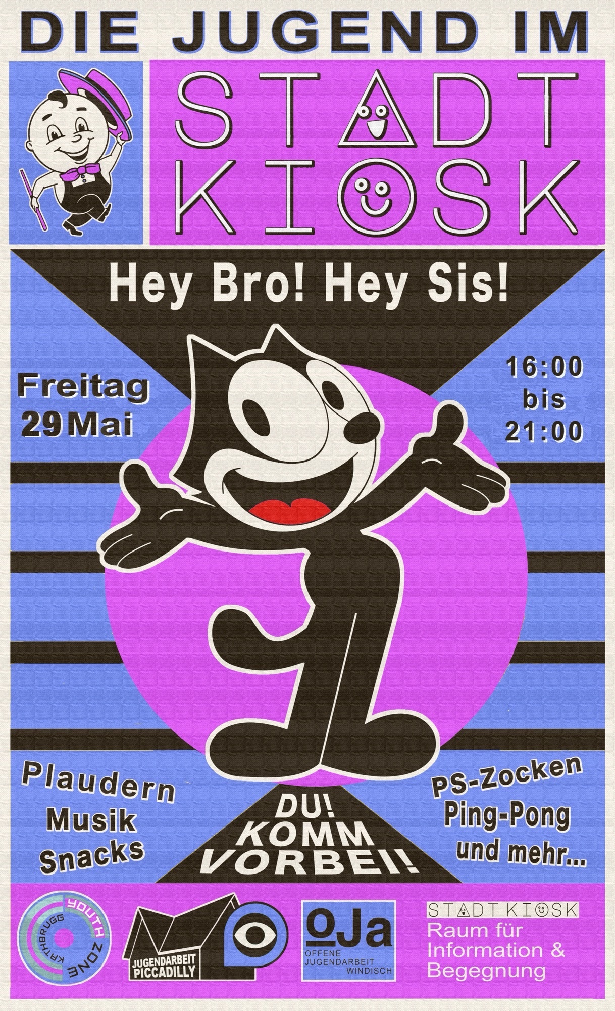 DIE JUGEND IM STADTKIOSK