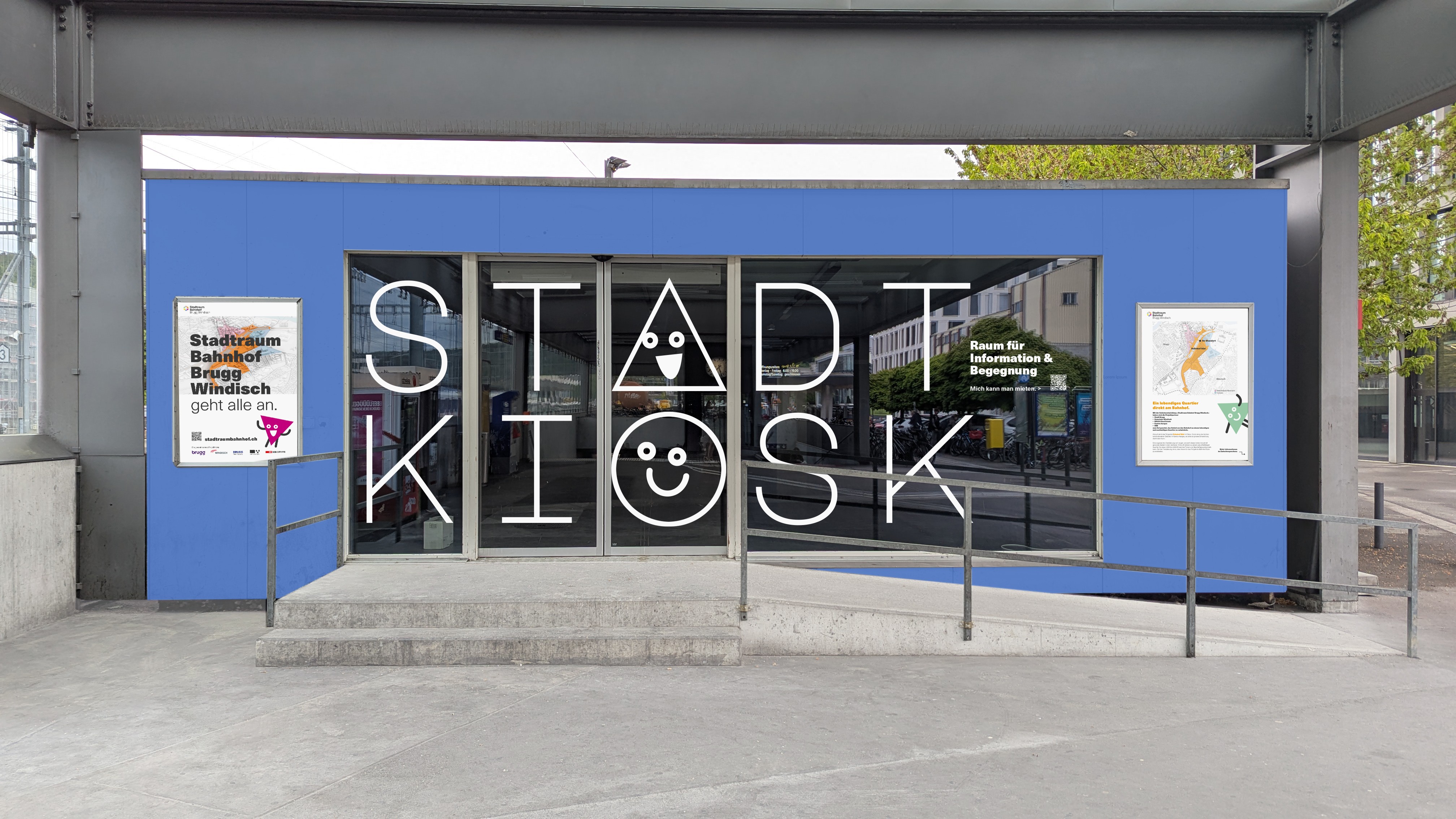 Fotomontage: Stadtkiosk Front